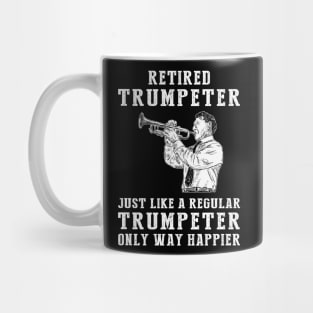 Trumpeting Retirement Bliss - Embrace the Joy of a Happier Trumpeter! Mug